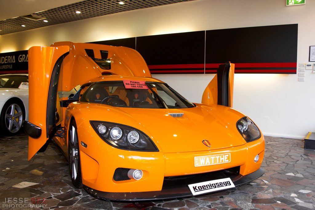 The 2008 Koenigsegg CCX. The 2008 Koenigsegg CCX.